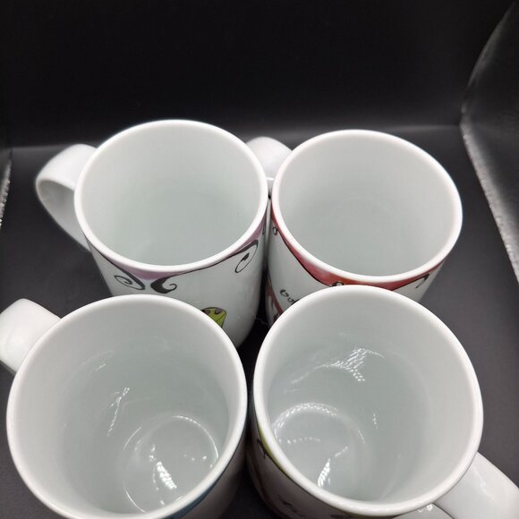 Rosanna Set Of 4 High Heel Shoe Design Coffee Mugs French Inspired Sayings - Picture 7 of 7